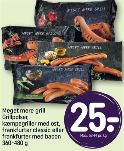 Grillpølser Rema 1000 maj 2023 Alle Tilbudsavis