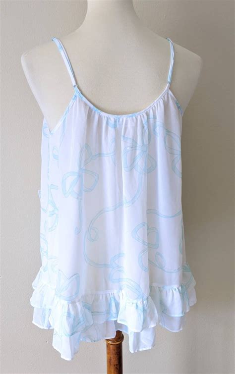 White Babydoll Chemise White Floral Chemise Wedding Night Etsy