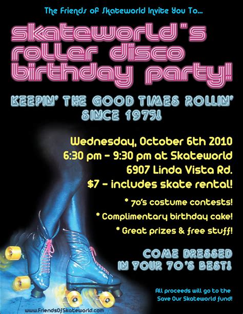 Friends Of Skateworld Roller Rink: Skateworld's Roller Disco Birthday ...