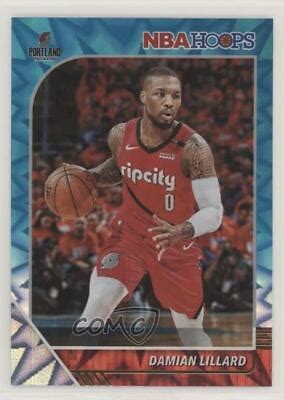 Damian Lillard Teal Explosion Ungraded 2019 Panini Hoops