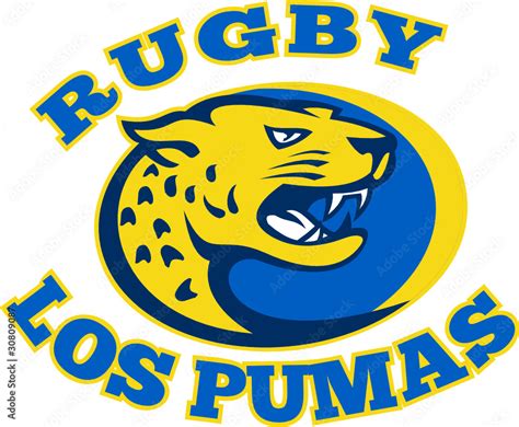 Rugby Los Pumas Argentina Stock Vector Adobe Stock