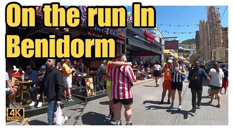 Benidorm 2024 Brits Get Caught Calle Gerona BRITISH PUBS BARS Costa