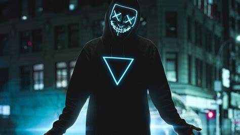 Hacker Mask Neon Wallpapers - Wallpaper Cave