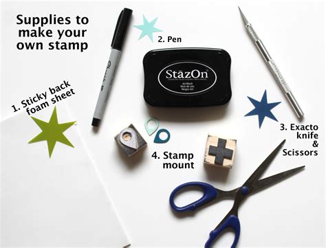 Quick And Easy DIY Stamps Make Your Own Stamp Stamp Easy Diy