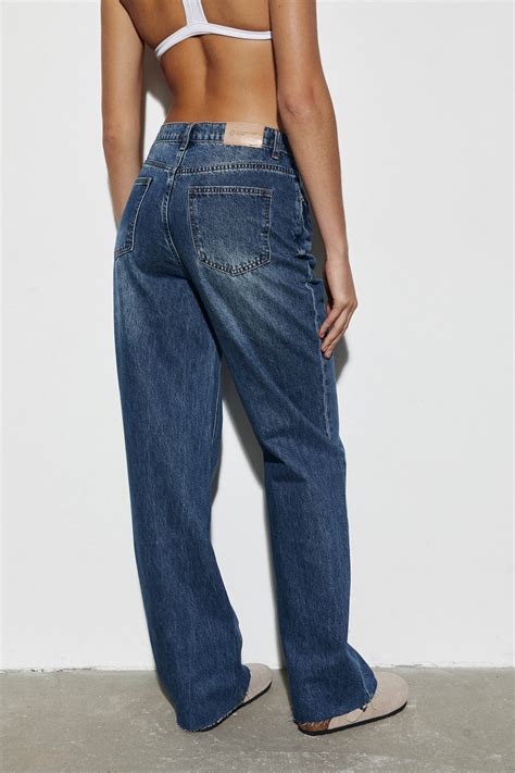 Джинсы с необработанным низом/Denim pants with raw edge купить в ...