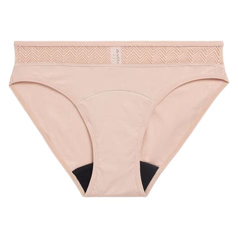 Menstruační kalhotky Modibodi Sensual Bikini Light Moderate Beige MODI4050B