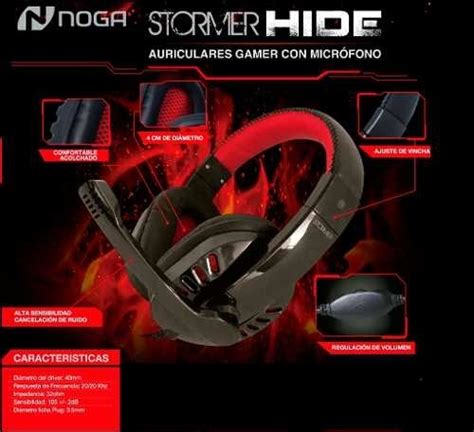 Auricular Gamer Noga Stormer St Pc Hd Stereo C Microfono