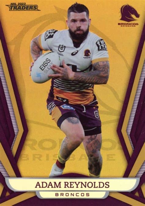 2023 Nrl Traders Gold Pearl Specials Gs008 Adam Reynolds Brisbane