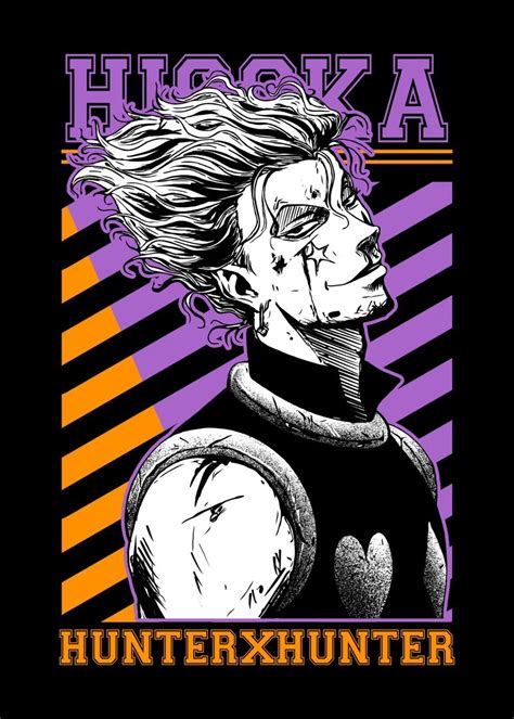 Hisoka Poster By Aciel Eden Displate Estampas Japonesas Naruto