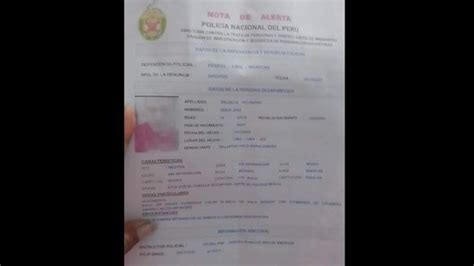 Ate Vitarte Adolescente Con Enfermedad Mental Est Desaparecido Desde