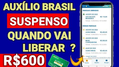 Aux Lio Brasil Suspenso Bloqueado Quando V O Voltar A Receber Depois Da