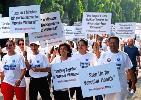 Launch Of Walkathon On The Occasion Of National Vascular Day