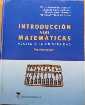 Libro Introduccion A Las Matematicas Curso De Acceso A La Universidad