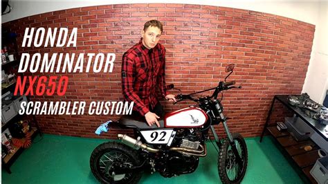 Honda Dominator Nx Scrambler Custom R Prezentacja Motocykla