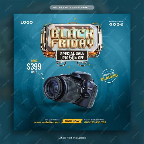 Free Psd Black Friday Special Sale Social Media Post Template