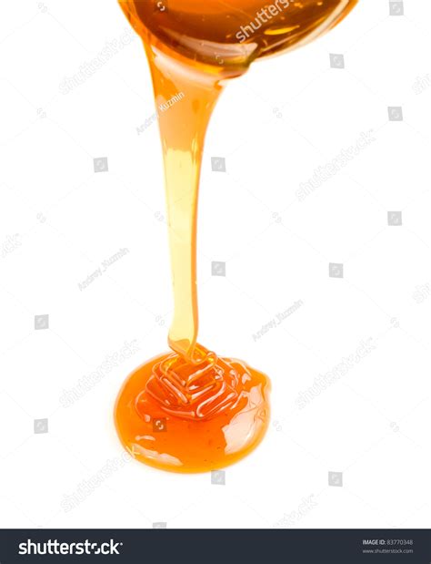 Honey Flow Isolated Stock Photo 83770348 : Shutterstock