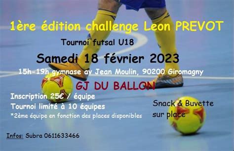 Actualité CHALLENGE LÉON club Football AS NORD TERRITOIRE Footeo