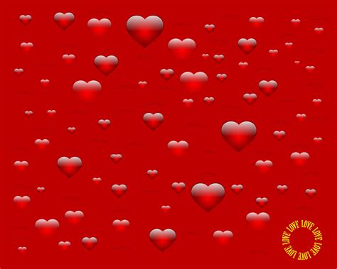 red hearts on a red background on Valentine's Day 14399020 Vector Art ...