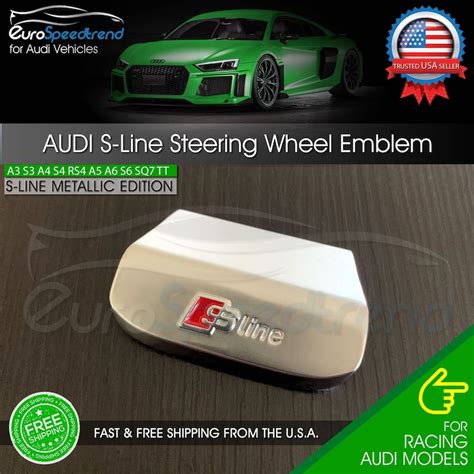 Audi S Line Steering Wheel Emblem Sport Badge A A A Q Q Etsy