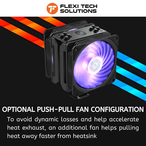 COOLER MASTER HYPER 212 RGB Black LGA1700 CPU Air Cooler – Flexi Tech