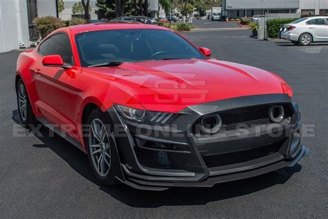 2015 2017 Ford Mustang Gt500 Conversion Front Bumper Upgrade Kit