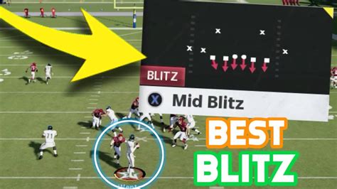 This Is The Best Blitz In Madden 21 Nickel Dbl A Gap Scheme Mid