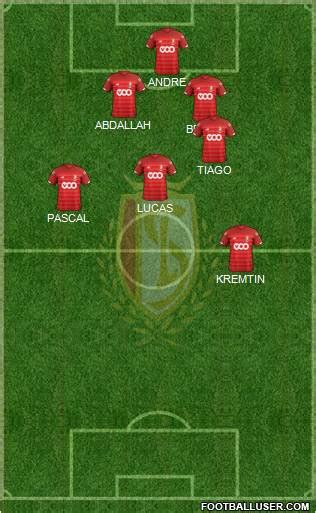 R Standard De Li Ge Belgium Football Formation By Raphael Muller