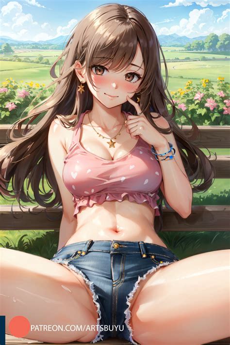 Rule 34 1girls Ai Generated Artsbuyu Bangs Blush Bracelet Brown Eyes