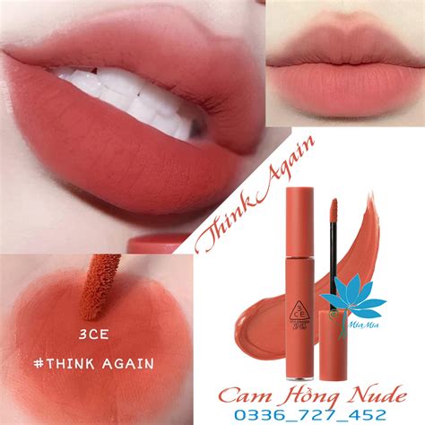 Son Kem L Ce Velvet Lip Tint Think Again H Ng Cam Nude Coral T I Tr Date M I Ch Nh H Ng
