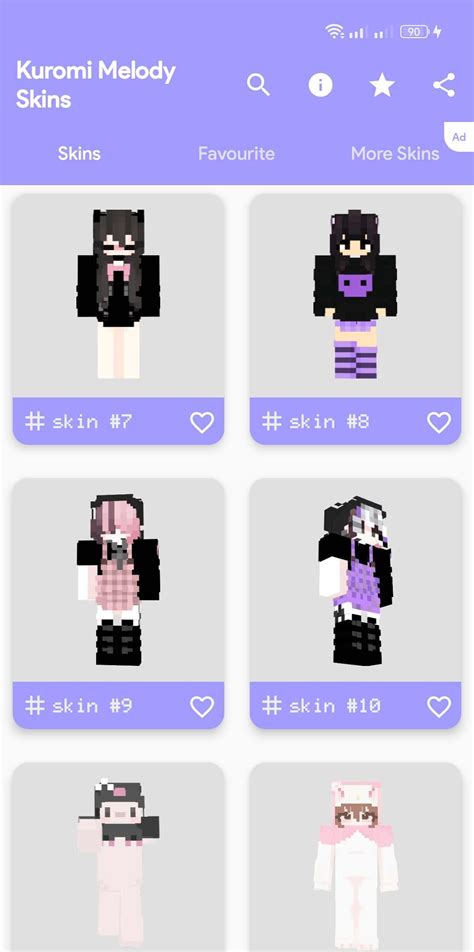 Descarga De Apk De Kuromi My Melody Skins Mcpe Para Android