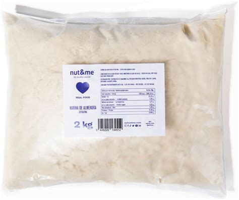 Farine Damandes 2 Kg Nutandme Convient Aux Régimes Cétogènes Sans