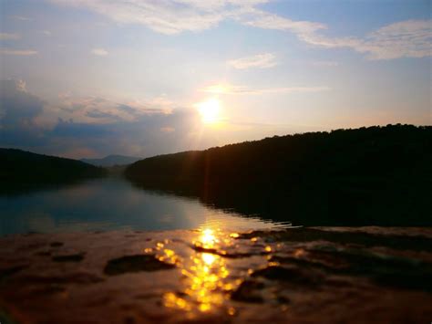 Wallpaper 2048x1536 Px Danau Serbia Musim Panas Matahari Terbenam