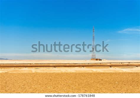 Telecommunications Tower Oil Pipeline Sahara Desert Stock Photo 178761848 | Shutterstock