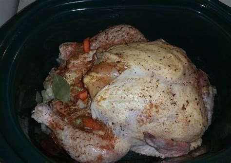 Step By Step Guide To Prepare Favorite Easy Crock Pot Whole Chicken Delicious Recipe