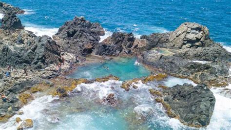 Aruba Natural Pool aerial photo - GETTING STAMPED