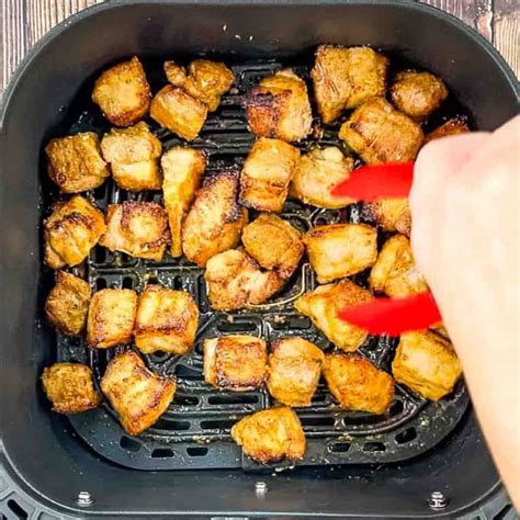 Crispy Air Fryer Pork Belly Bites Winding Creek Ranch