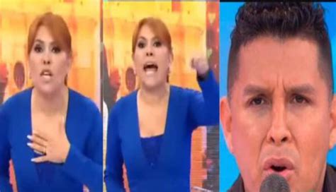 Magaly a Néstor en VIVO No te atrevas a gritarme sinvergüenza