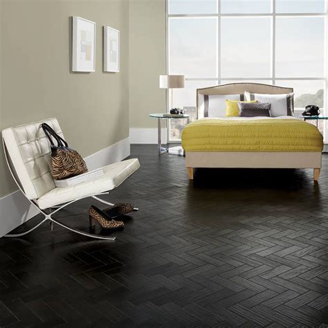 Karndean Black Oak Parquet Style Wood Effect Vinyl Floor Tiles