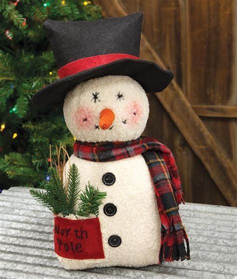 North Pole Snowman, 15" | Snowmen patterns, Snowman, Cute snowman