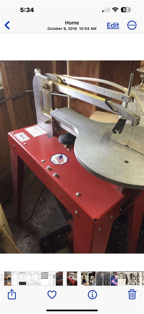 Rbi Hawk Precision Scroll Saw 20 Model 220 Variable Speed With Stand For Sale In Richmond