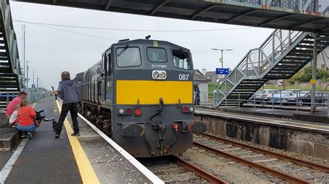 K Irish Rail Class Loco No And Rpsi Mk Carriages On The Sea