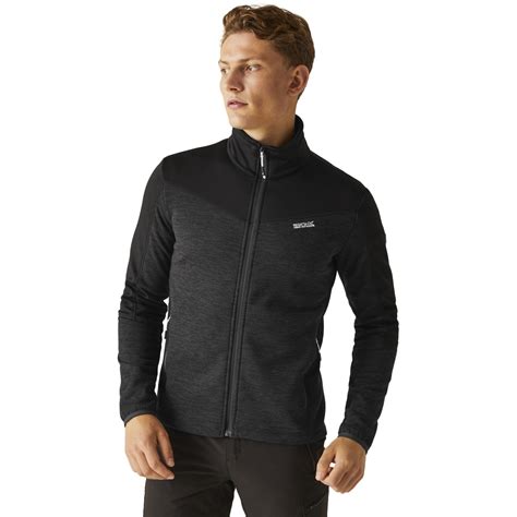 Regatta Highton Full Zip Iv Fleece Jacket Men Ash Black 61g Bike24