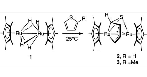 Cleavage Of The CarbonSulfur Bonds In Thiophenes By A Binuclear