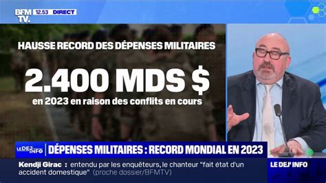 Les dépenses militaires mondiales ont atteint 2 400 milliards de