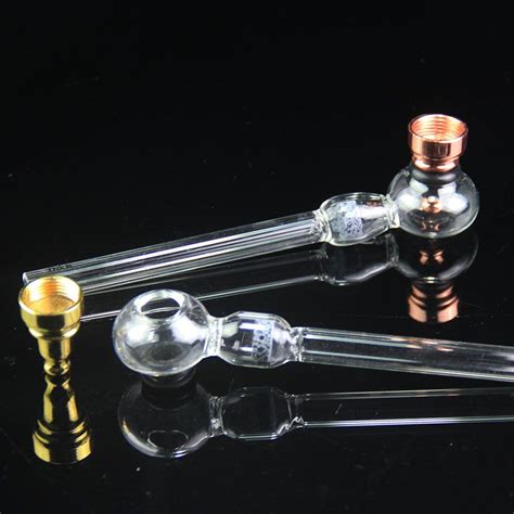 2021 Newest Two Functions Oil Burner Glass Tobacco Pipes With Honeycomb Percolator Pipe Clear