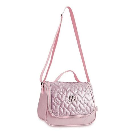 Lancheira Térmica Clio Rebecca Bonbon Matelassê Rosa Shoulder bag