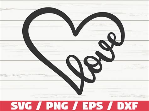 Valentines Day Svg Heart Svg Cut File Cricut Etsy