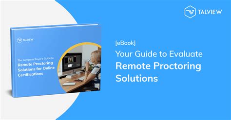 Ebook Complete Buyers Guide To A Right Remote Proctoring Solution