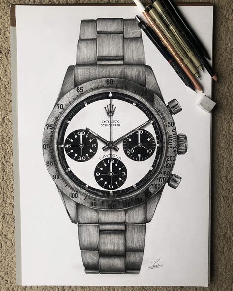 Часы ролекс рисунок - 83 фото