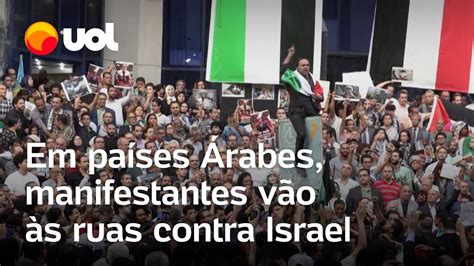 Protestos pró Palestina Manifestantes vão às ruas contra Israel em